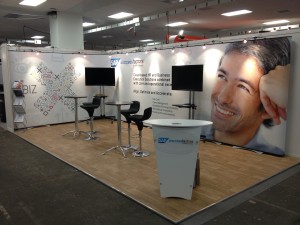 SAYU Twist banner exhibition stand, april 2017